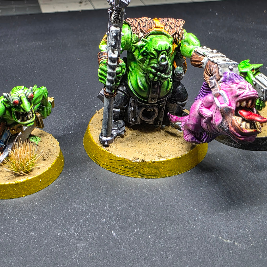 Runtherd and Gretchin Orks Unit **Pro Painted**