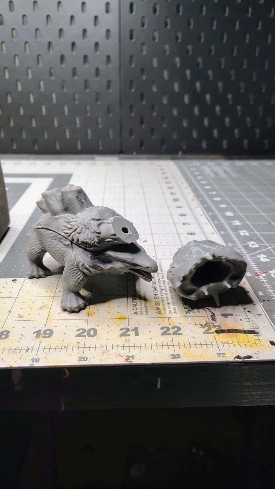 Vraknar Spineback Brute | 32mm | D&D 5E Pathfinder Warmachine Warhammer Scale Fantasy Sci-Fi Wargame RPG